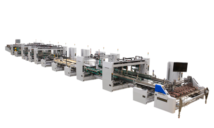 corrugated folder gluer